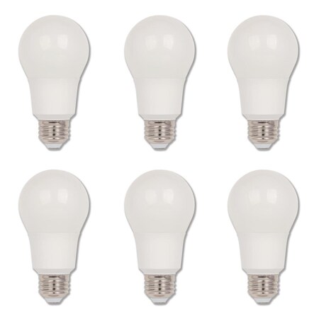 Westinghouse Bulb LED Dimmablemable 9W 120V A19 Omni 3000K Bright White E26 Med Base, 6PK 5133120